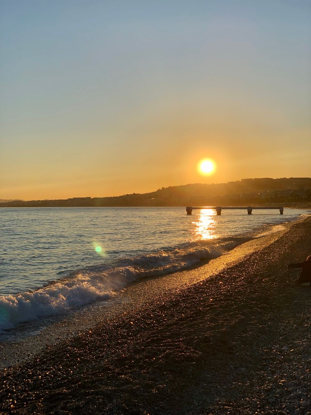 Sunset in nice 